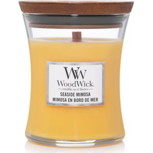 WoodWick Hourglass Medium Geurkaars - Seaside Mimosa