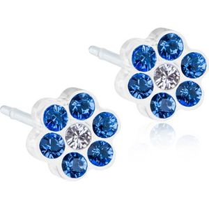 Blomdahl Medical Plastic  Daisy 5mm Sapphire