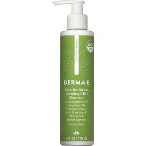 DERMA E Skin De-Stress Calming Cbd Cleanser 174 ml