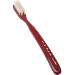Acca Kappa Tooth Brush Vintage Hard Nylon Bristles Red