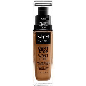 NYX PROFESSIONAL MAKEUP Can't Stop Won't Stop Full Coverage Foundation Almond