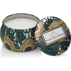 Voluspa French Cade & Lavender Decorative Tin Candle 25h 113 g