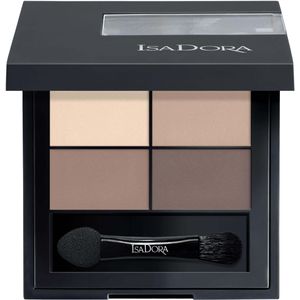 IsaDora Eye Shadow Quartet 1 Muddy Nudes