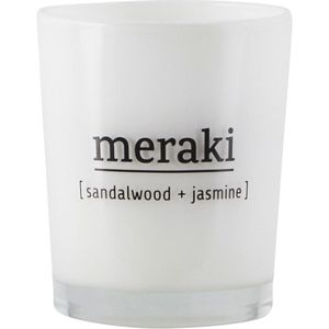 Meraki Sandalwood & Jasmine Scented Candle Small