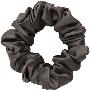 ByBarb Silk Hair Scrunchie Dark Grey
