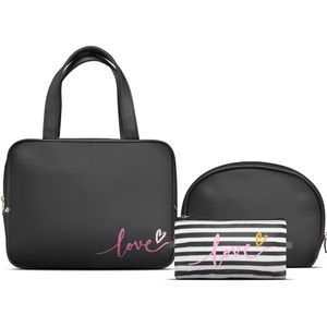 Gillian Jones Secrets 3-Piece Cosmeticbag Set Love
