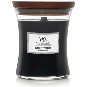 WoodWick Hourglass Medium Geurkaars - Black Peppercorn