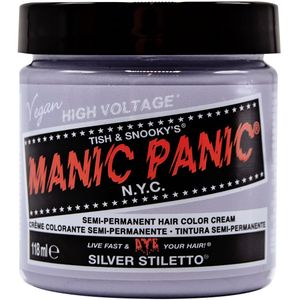 Manic Panic Amplified Semi-Permanent Hair Color Cream Silver Stilletto