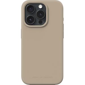 iDeal of Sweden iPhone 15 Pro Silicone Case Beige