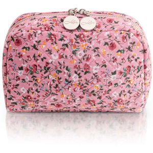 LULU'S ACCESSORIES Cosmetic Bag Floral Rose