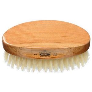 Kent Brushes Mens Finest Hårborste Svinborst - Körsbär Resestorlek