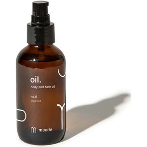 maude Oil. Body and Bath Oil No. 0 Unscented 118 ml