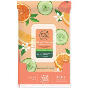 Petal Fresh Pure Brightening Cucumber & Citrus Cleansing Wipes