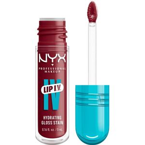 NYX PROFESSIONAL MAKEUP Lip I.V. Hydrating Gloss Stain Lip Gloss 09 Blush Rush
