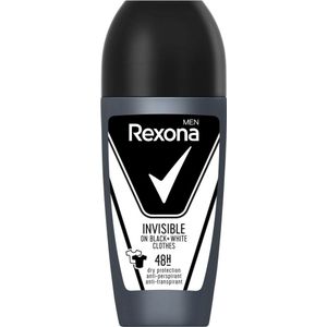 Rexona Men 48h Invisible black + white roll-on 50 ml