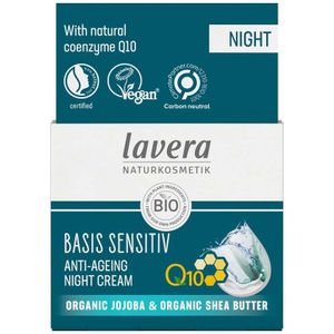 Lavera Basis Sensitiv  Q10 Night Cream 50 ml