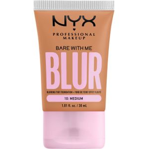 NYX PROFESSIONAL MAKEUP Bare With Me Blur Tint Foundation 10 Medium