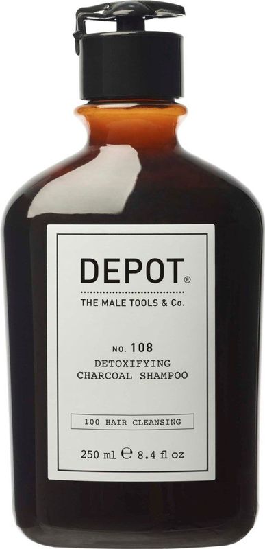 DEPOT MALE TOOLS No. 108 Detoxifying Charcoal Shampoo  250 ml