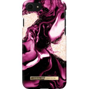 iDeal of Sweden iPhone 8/7/6/6s/SE Fashion Case Golden Ruby Marble