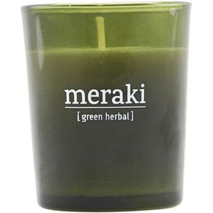 Meraki - Geurkaars Green Herbal Groen