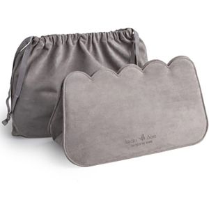 Amelie Soie Secrets de beauté Premium Collection Scallop Collection Grand Vanity Bag Grey