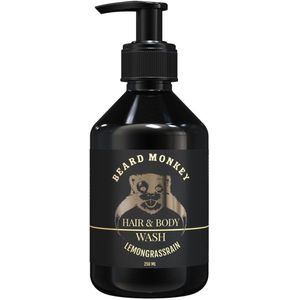 Beard Monkey Hair & body Shampoo Lemongrass 250 ml