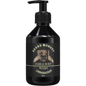 Beard Monkey Hair & body Shampoo Lemongrass 250 ml