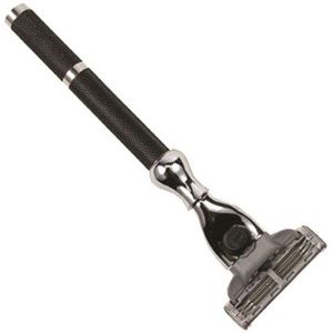 Parker Shaving 42M - Black & Chrome Mach 3 Compatible Handle Razor