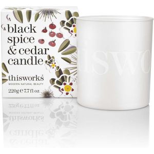 This Works Candle Black Spice & Cedar 220 g