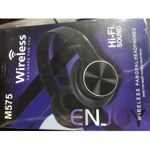 Wireless M575 Over-ear Koptelefoon (zwart) - Draadloze Bluetooth Headset Met Hi-fi Geluid En Microfoon - Comfortabele Hoofdtelefoon Met Usb Oplaadkabel