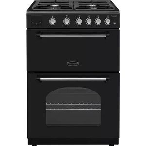 Rangemaster Classic Gasfornuis 60cm Zwart | Nieuw (outlet)