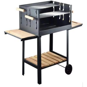 Hbs Houtskool Barbecue Met Wielen Dkd Home Decor