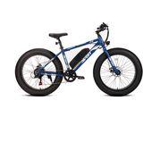 Avon X6 250w E-bike Fatbike 250w Motor 24 Inch Blauw Gratis Rijklaar Bezorgd