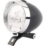 Koplamp Fiets Classic Zwart - Fietsverlichting - Classic - 3 Leds - Zwart