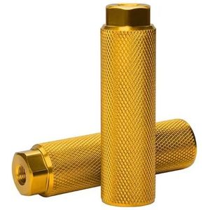 Hbs S38-001 Bmx Freestyle Voetsteunen - Aluminium 110 Mm Goudkleurig (set Van 2)