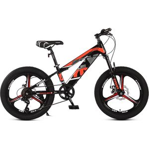 Cyclux New Fashion Bike Jongensfiets Mtb 22 Inch 7 Speed Shimano Rood
