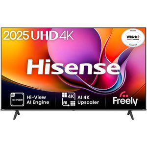 Hisense 43a6qt – 43 Inch – 4k Uhd Smart Tv – Hdr – Dolby Vision – Hi-view Ai Engine | Nieuw (outlet)