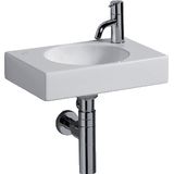 Geberit Preciosa Ii Fontein 40X28Cm Kraangat/R Z/Overloop Tect/Wit