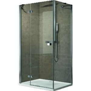 Novellini Brera Gf 140 Links Verst.137-139Cm Helder Glas Chroom