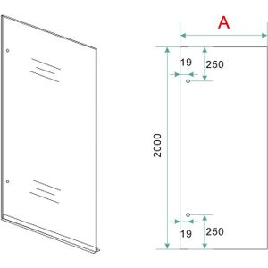 Less Inloopdouche Nano Helder Glas/