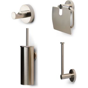 Blue Label Blue Vida Facet Toilet Set Geb. Nikkel