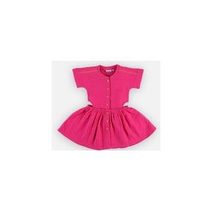 Jurk met uitsnijding, fuchsia