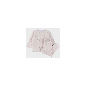 Fluwelen pyjamaset met olifantenprint