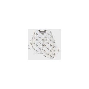 Fluwelen pyjamaset met zebrapatroon