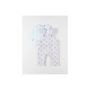 Overall + t-shirt set, hartjes