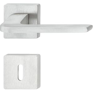 Häfele Türdrücker-Garnitur LDH 3235 Türgriff Klasse 3 chrom satiniert, WC - Badezimmer