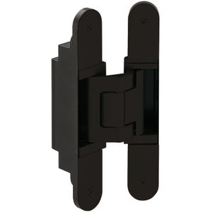 Simonswerk verdeckt liegendes Türband - TECTUS TE 540 3D A8 für ungefälzte Türen, Schwarz matt - RAL 9005
