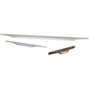 Viefe Griffleiste BRIKK aus Aluminium, 340 mm - Edelstahl-Optik
