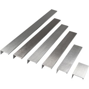 Gedotec Möbelgriff SKY in Edelstahl Optik, 180 x 36 x BA 140 mm