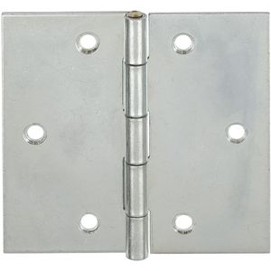 Vormann Scharnier aus Stahl mit Messingstift quadratisch, 30 x 30 mm